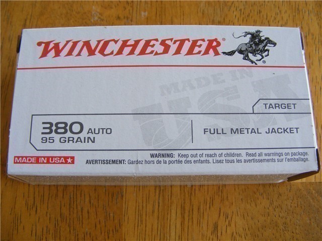 200rds Q4206 Winchester 380 Auto 95gr FMJ 4 Box's-img-1