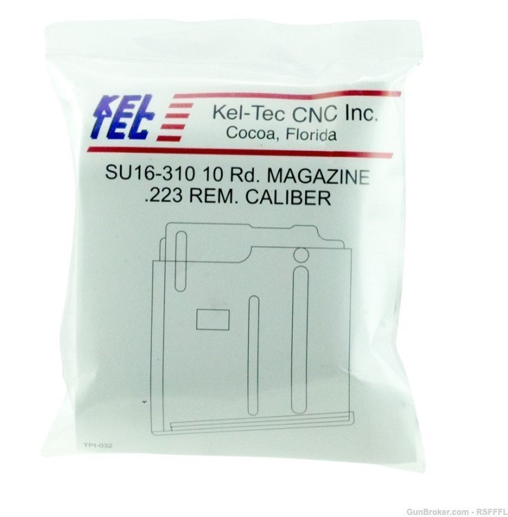 Kel-Tec PLR/SU-16 Blued Detachable 10rd 5.56 Magazine -img-0