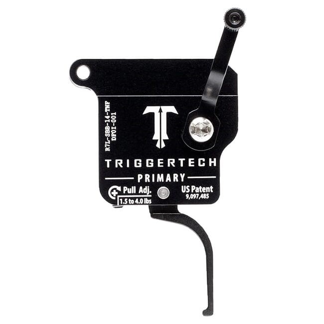 TriggerTech Rem 700 Clone LH Primary Flat Clean Black Single Stage Trigger-img-0
