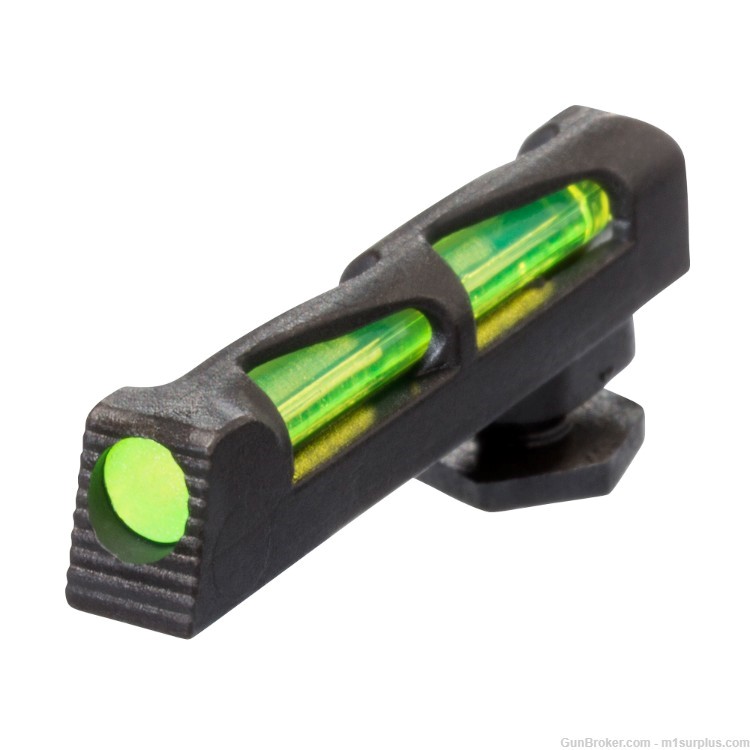 HiViz Front Fiber Optic Aiming Sight for Glock 17 19 19X 22 23 26 27 Pistol-img-0