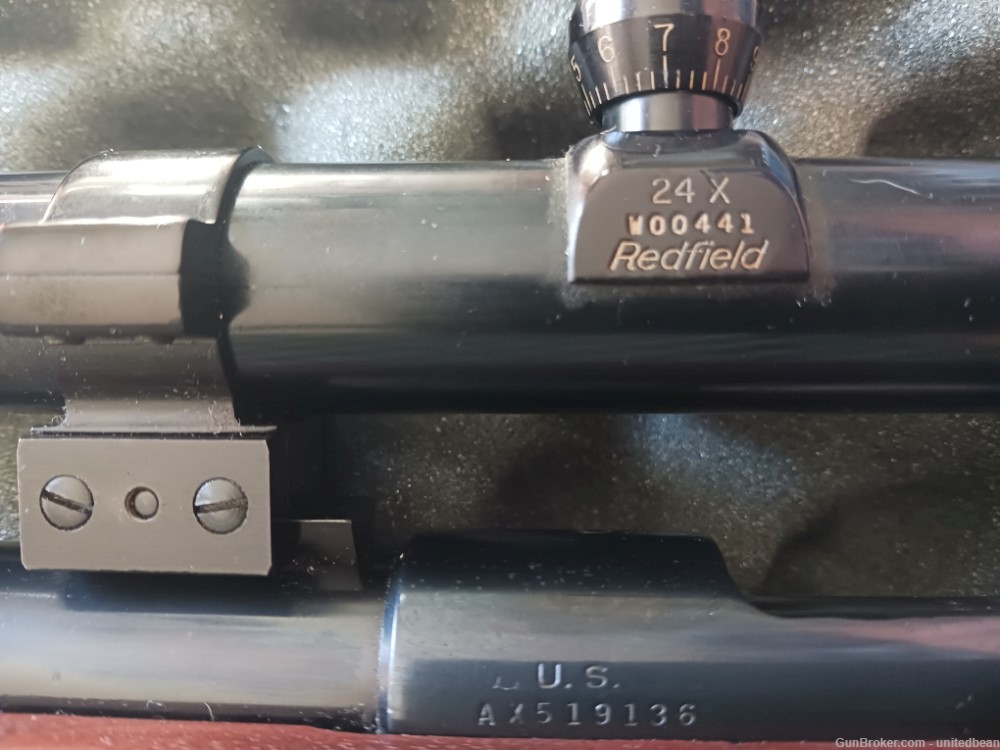 H&R M12 22LR With 24X Redfield scope-img-1