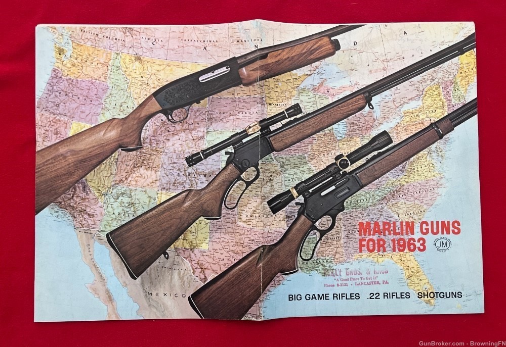Original 1963 Marlin Catalog All Models Pictured for that year!-img-3