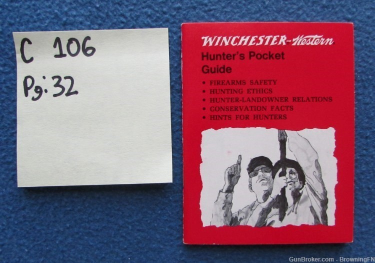 Vintage Winchester Hunters Pocket Guide-img-0