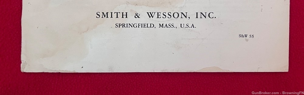Vintage Smith & Wesson S&W Model 41 Owners Instruction Manual .22 Auto-img-4