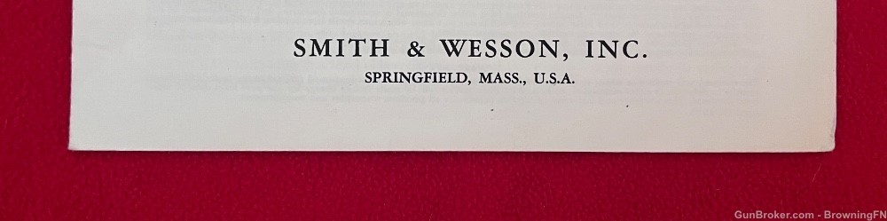 Vintage Smith & Wesson Model 37 Owners Instruction Manual S&W Airweight .38-img-4