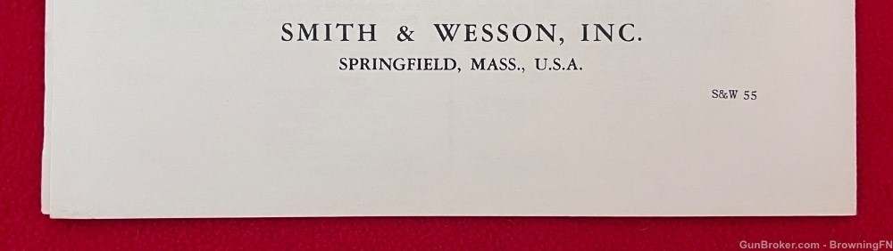 Vintage Smith & Wesson S&W Model 41 Owners Instruction Manual .22 Target-img-4