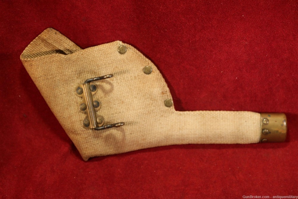 US Pre WW1 Naval Canvas Holster - .38 Colt -img-1