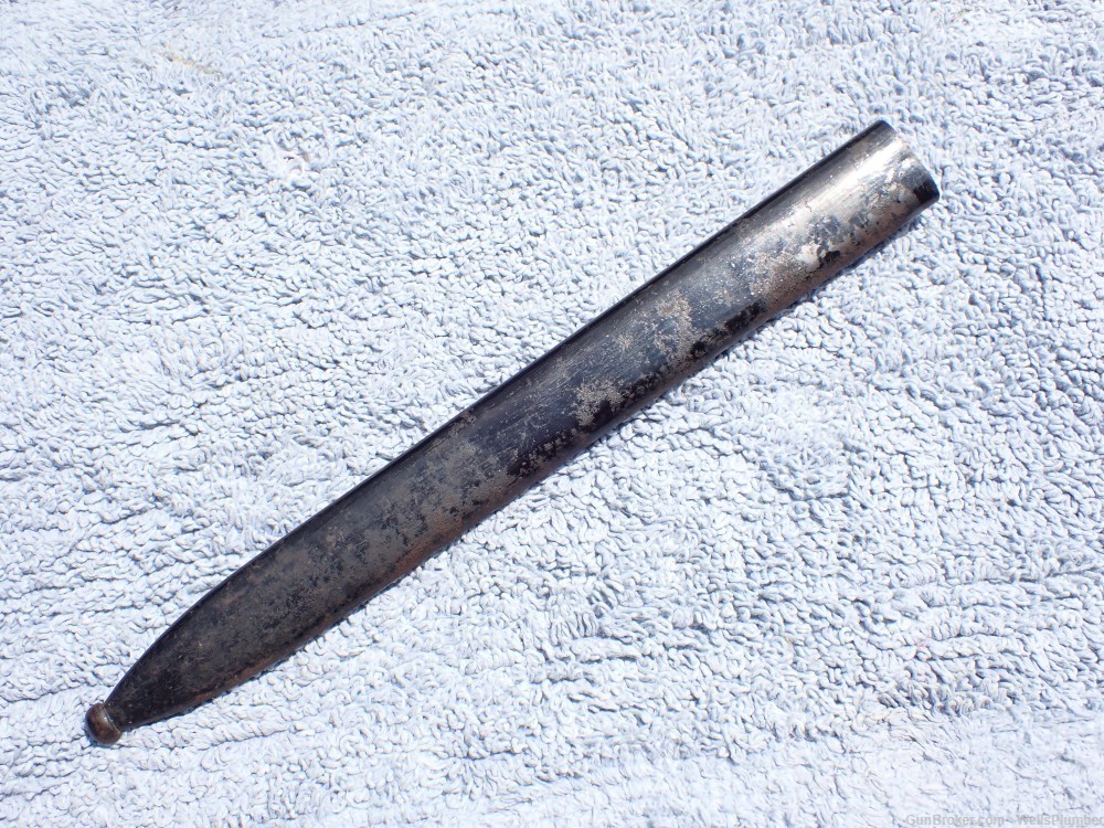 IMPERIAL GERMAN WWI 1898/05 BUTCHER BLADE BAYONET WITH SCABBARD DATED 1917-img-30