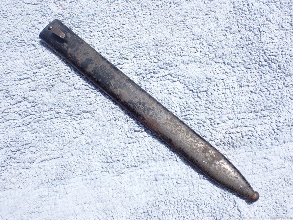 IMPERIAL GERMAN WWI 1898/05 BUTCHER BLADE BAYONET WITH SCABBARD DATED 1917-img-29