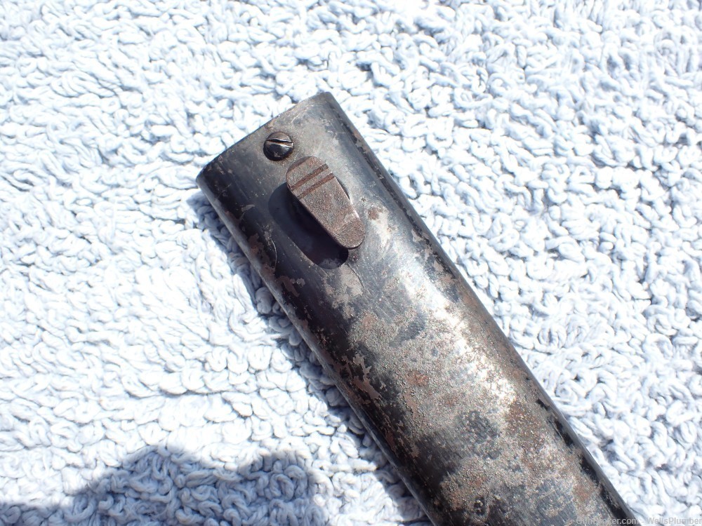 IMPERIAL GERMAN WWI 1898/05 BUTCHER BLADE BAYONET WITH SCABBARD DATED 1917-img-33