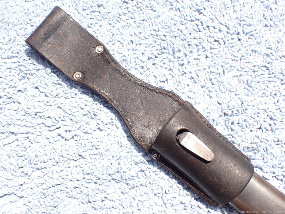 GERMAN WWII 98K BAYONET WITH SCABBARD & FROG MATCHING NUMBERS DATED 1940-img-25