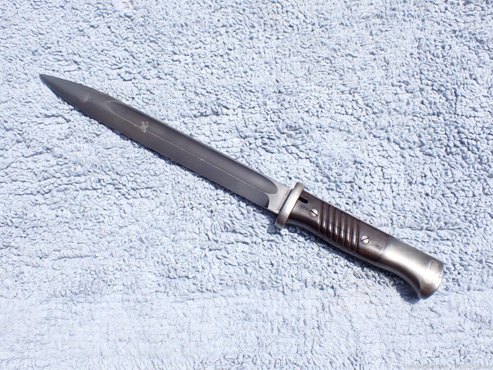 GERMAN WWII 98K BAYONET WITH SCABBARD & FROG MATCHING NUMBERS DATED 1940-img-4