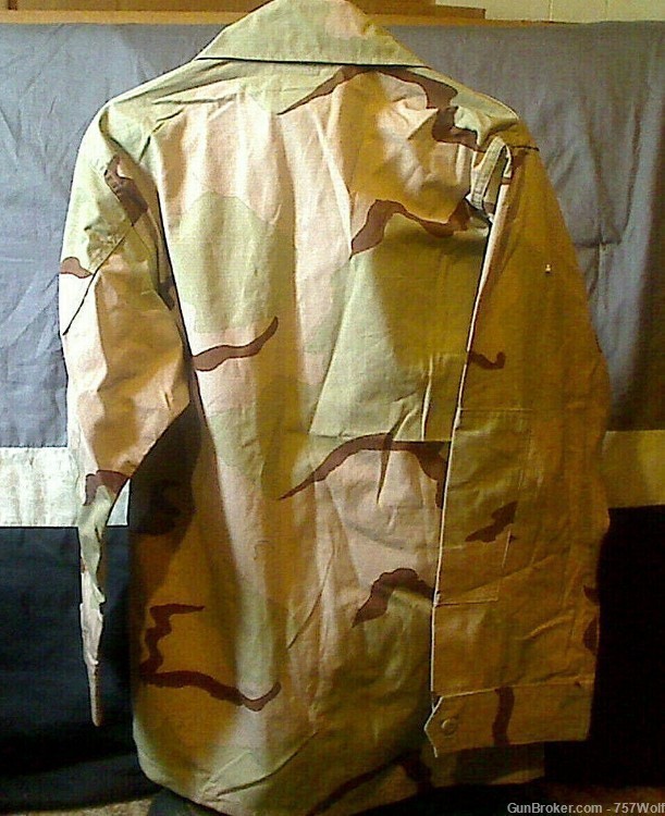 Brand New Surplus Tru-Spec DCU Desert Camo Uniform Shirt Jacket Med/Long-img-1