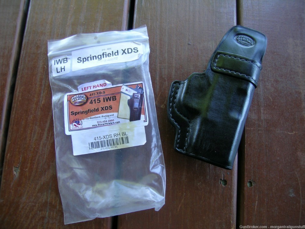 STONER IWB Bodyguard Leather IWB Holster For Springfield XDS LH-img-0