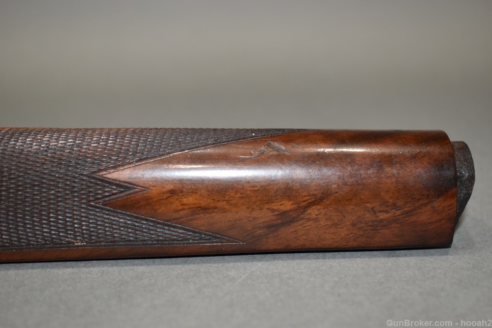 Unknown Checkered Wood Lever Action Rifle Forearm Nice Grain Marlin Deluxe?-img-2