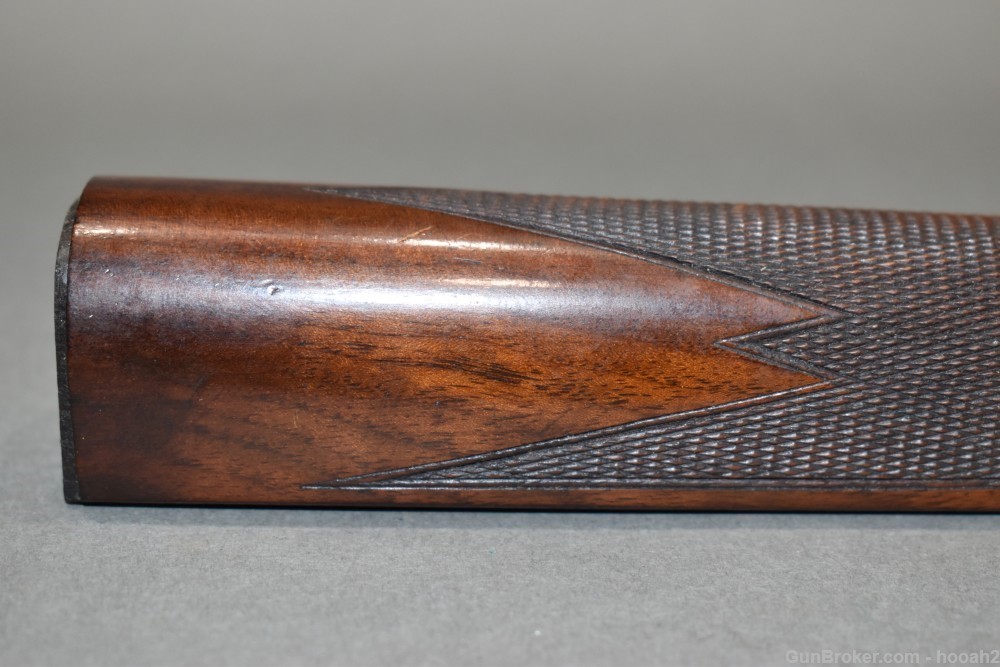 Unknown Checkered Wood Lever Action Rifle Forearm Nice Grain Marlin Deluxe?-img-1