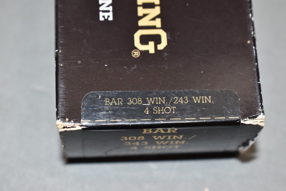 2 Browning BAR 243 Win 308 Win Rifle Magazines Italy 4 Rd LNIB-img-1
