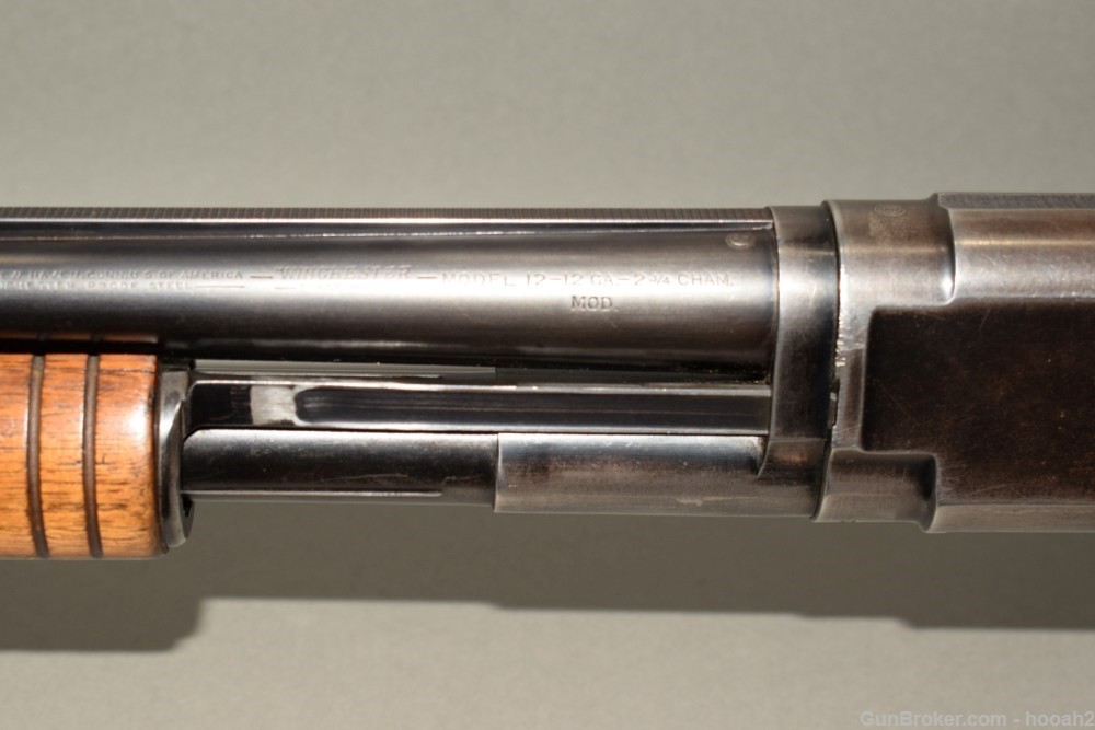 Winchester Model 12 Pump Action Shotgun 2 3/4" 12 G 30" Solid Rib 1947-img-13