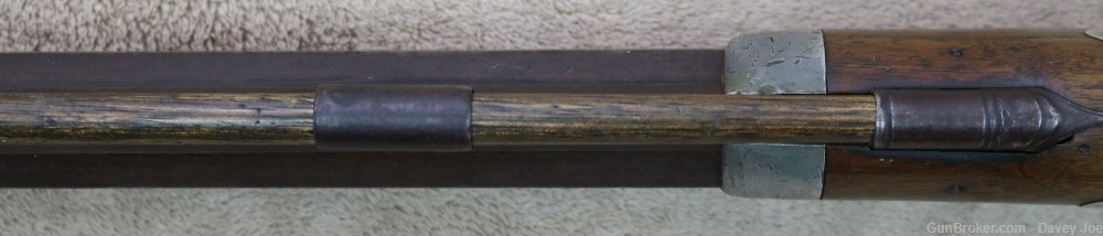 Rare Plains rifle by Wurfflein 54 caliber made for the California Gold Rush-img-39