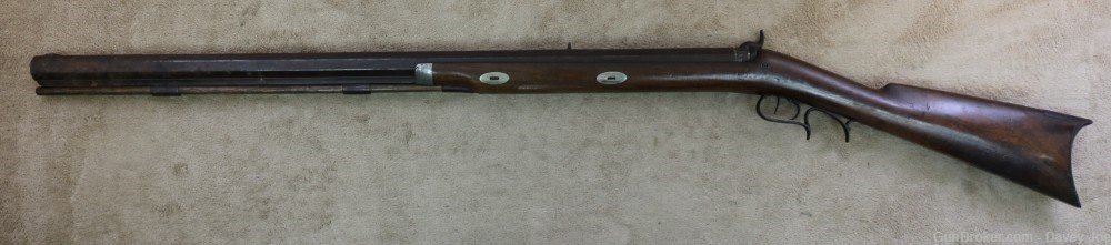 Rare Plains rifle by Wurfflein 54 caliber made for the California Gold Rush-img-15