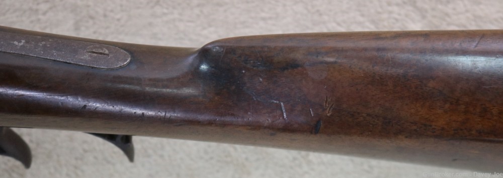 Rare Plains rifle by Wurfflein 54 caliber made for the California Gold Rush-img-26
