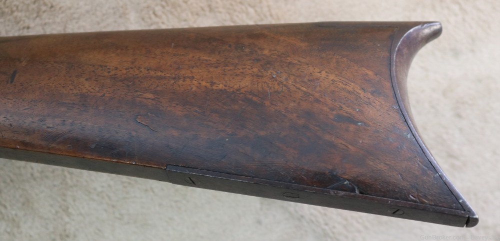 Rare Plains rifle by Wurfflein 54 caliber made for the California Gold Rush-img-24