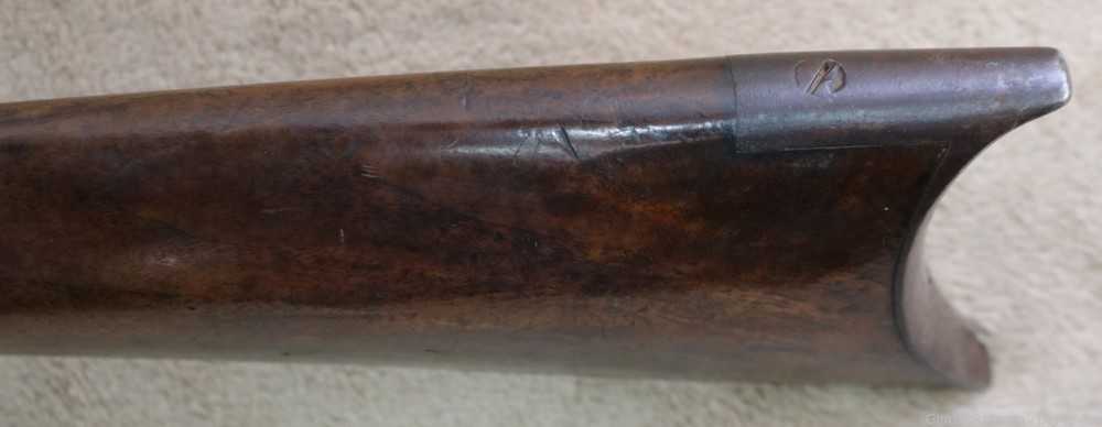 Rare Plains rifle by Wurfflein 54 caliber made for the California Gold Rush-img-25