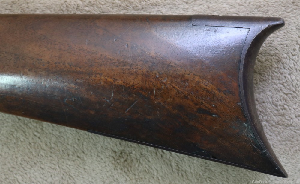 Rare Plains rifle by Wurfflein 54 caliber made for the California Gold Rush-img-16