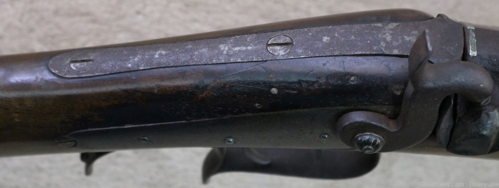 Rare Plains rifle by Wurfflein 54 caliber made for the California Gold Rush-img-10