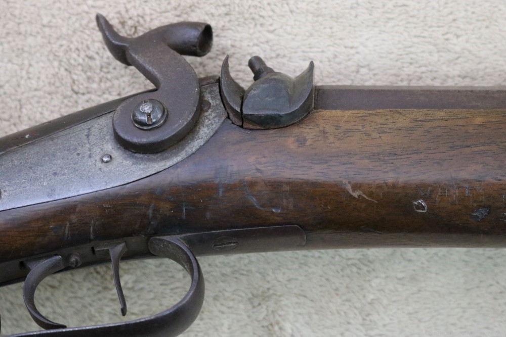 Rare Plains rifle by Wurfflein 54 caliber made for the California Gold Rush-img-14