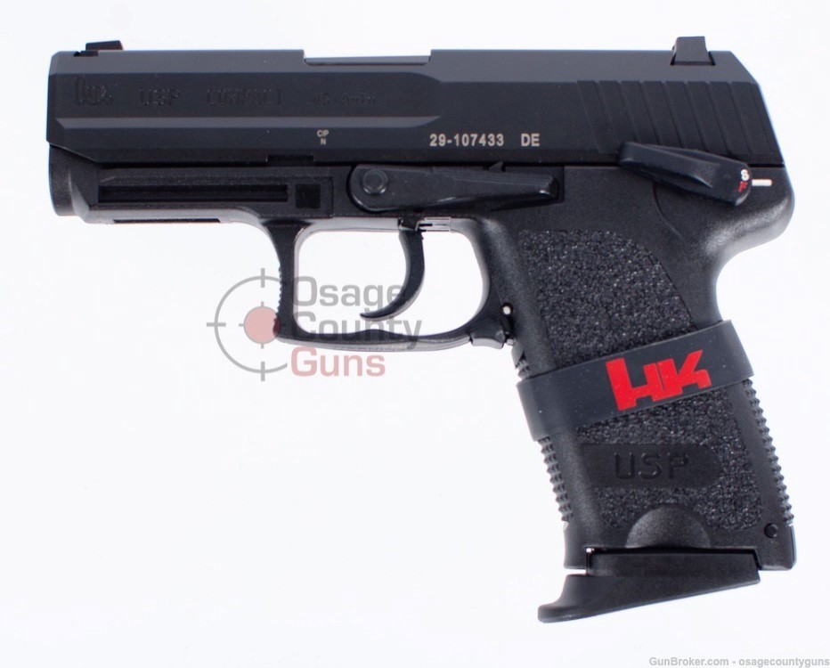 H&K USP Compact V1 - 3.78" - .45 ACP -img-2