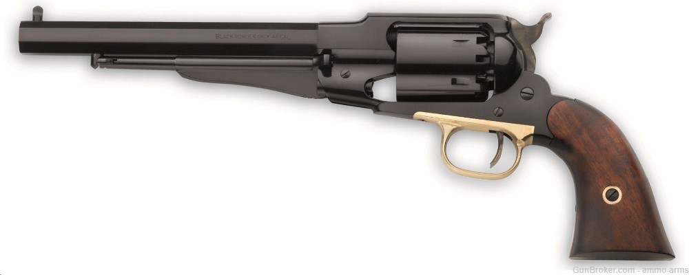 E.M.F. Pietta 1858 Remington Steel Army .44 Caliber 8" PF58ST448-img-1