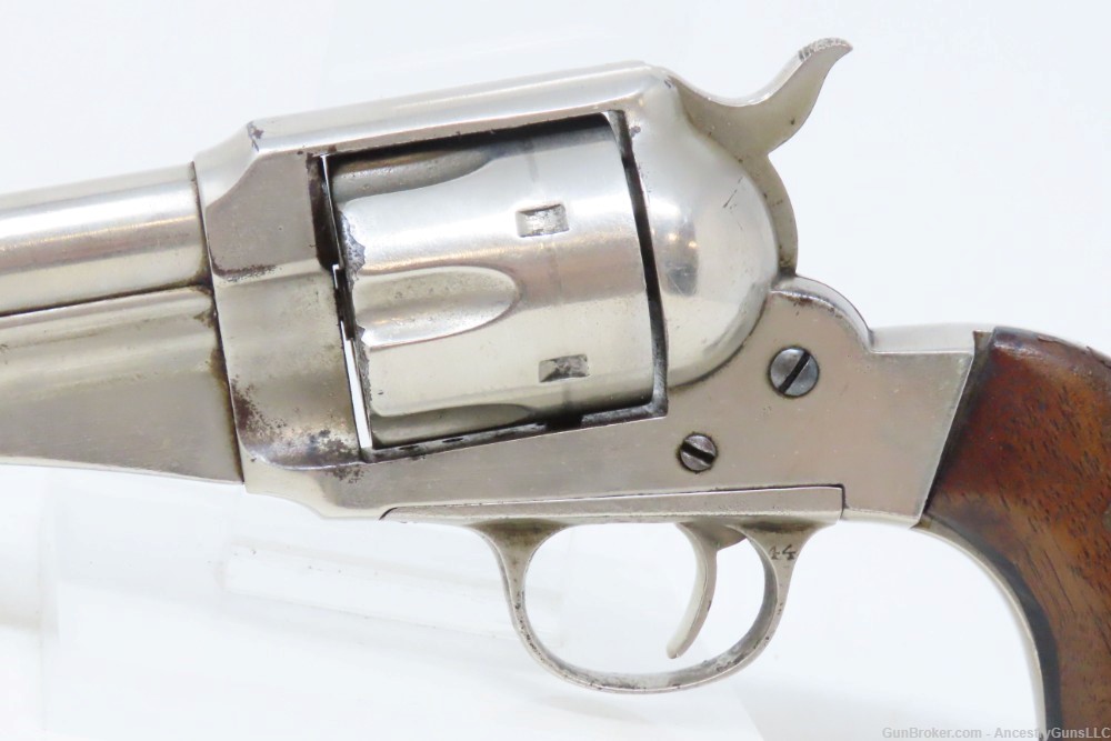Antique REMINGTON M1875 .44-40 WCF Single Action ARMY Revolver JESSE JAMES -img-3