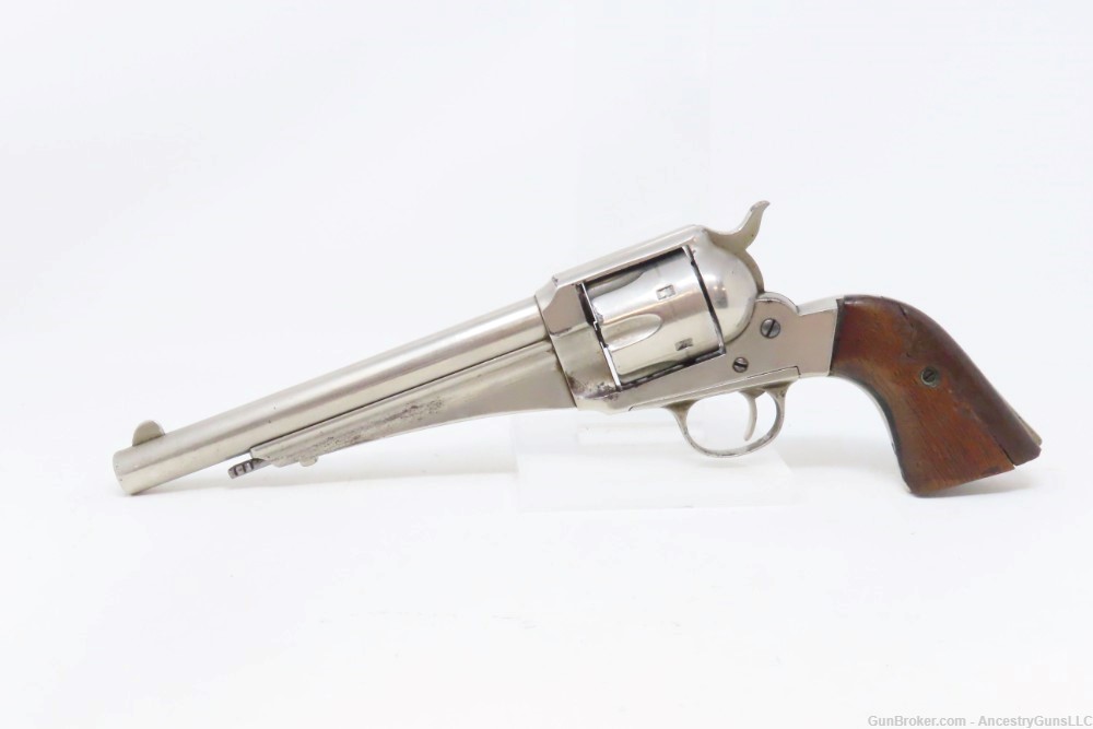 Antique REMINGTON M1875 .44-40 WCF Single Action ARMY Revolver JESSE JAMES -img-1