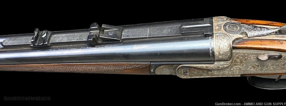  FABULOUS HOLLAND & HOLLAND ROYAL EJECTOR SIDELOCK 30 SUPER DOUBLE RIFLE -img-9