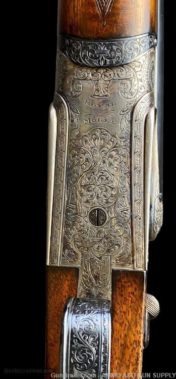  FABULOUS HOLLAND & HOLLAND ROYAL EJECTOR SIDELOCK 30 SUPER DOUBLE RIFLE -img-6