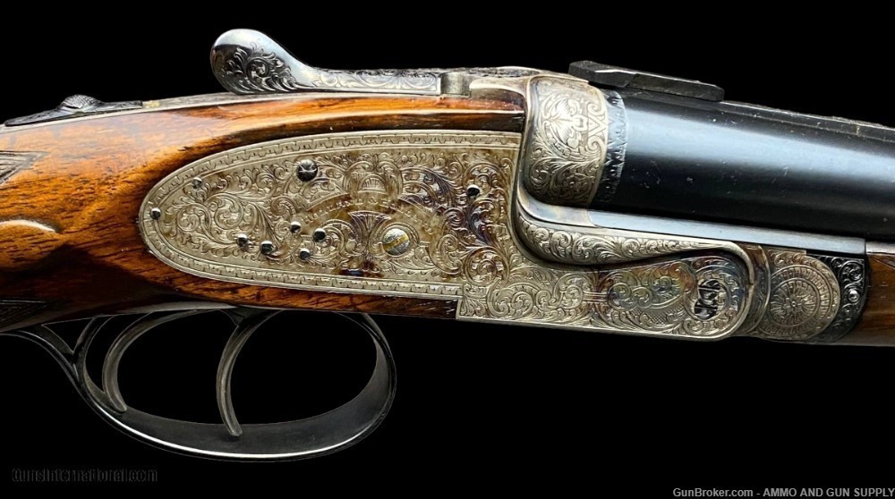  FABULOUS HOLLAND & HOLLAND ROYAL EJECTOR SIDELOCK 30 SUPER DOUBLE RIFLE -img-1