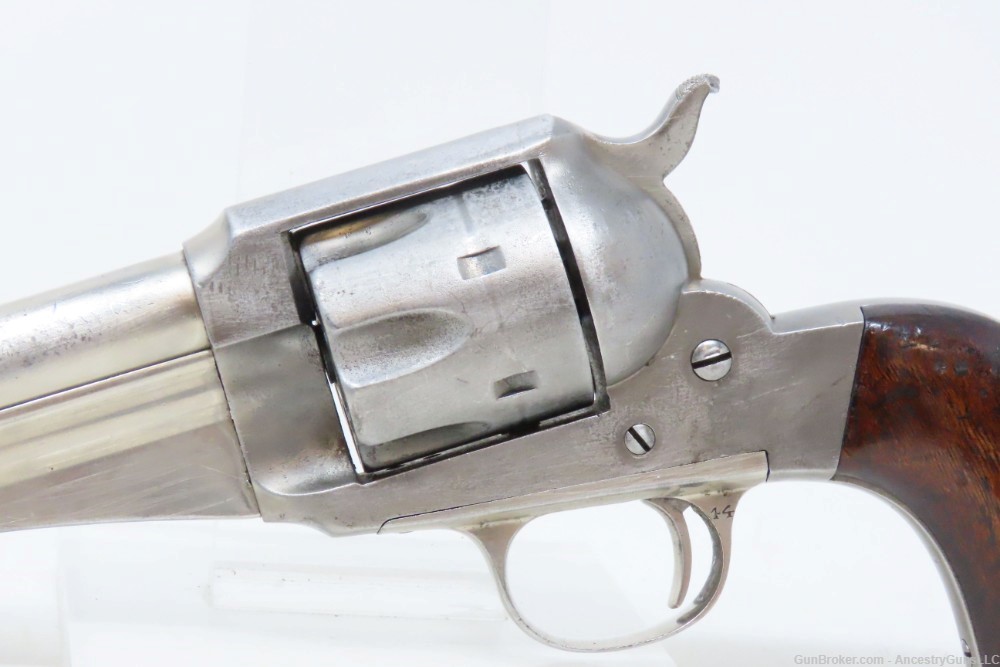 Antique REMINGTON M1875 .44-40 WCF Single Action ARMY Revolver JESSE JAMES -img-3