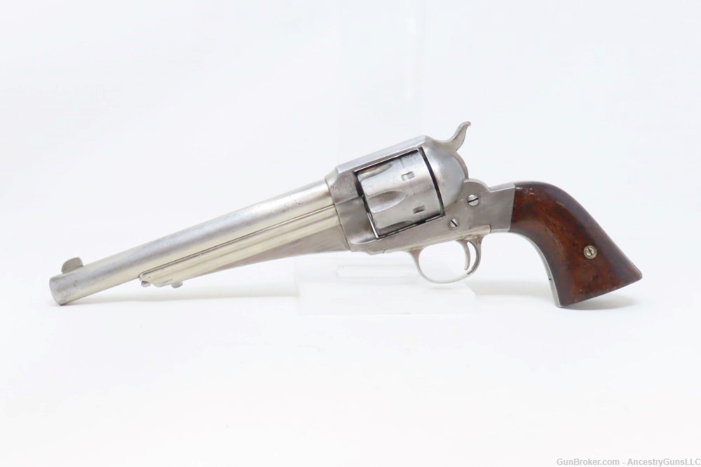 Antique REMINGTON M1875 .44-40 WCF Single Action ARMY Revolver JESSE JAMES -img-1