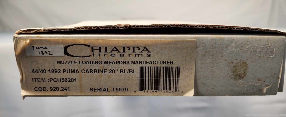 Chiappa 1892 92 Puma 44-40 Lever 20 inch barrel Blued & Wood in box-img-21