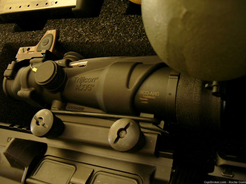FN M4 FNH M4 MILITARY 5.56 NATO TRIJICON ACOG RMR GREEN TIP M855 BAYONET AR-img-19