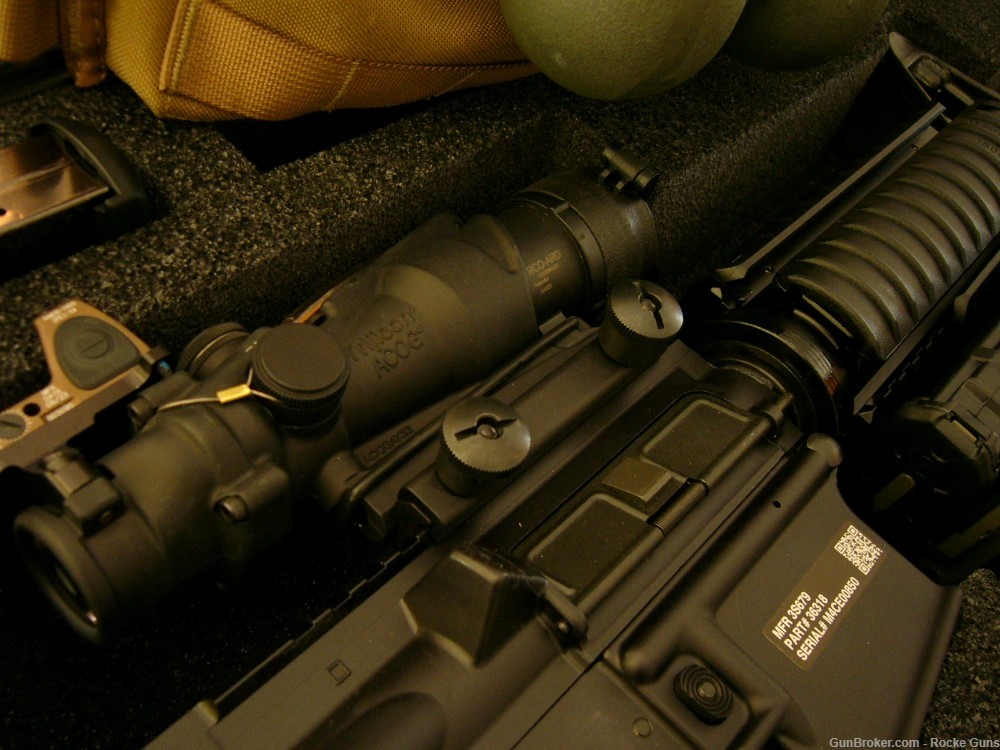 FN M4 FNH M4 MILITARY 5.56 NATO TRIJICON ACOG RMR GREEN TIP M855 BAYONET AR-img-16