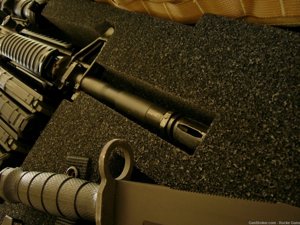 FN M4 FNH M4 MILITARY 5.56 NATO TRIJICON ACOG RMR GREEN TIP M855 BAYONET AR-img-35