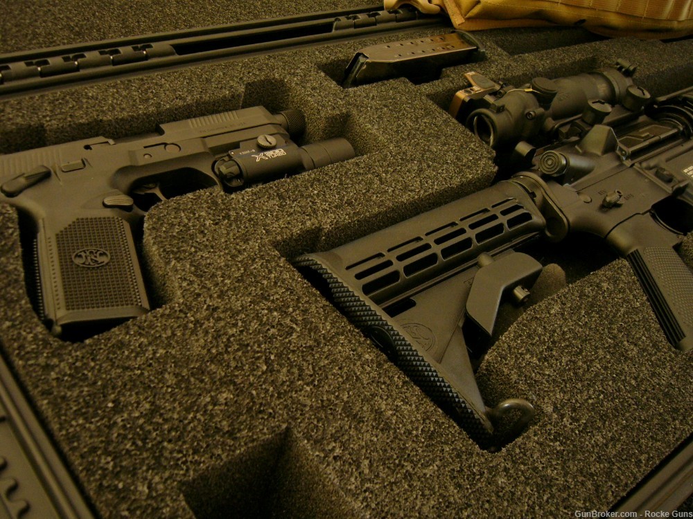 FN M4 FNH M4 MILITARY 5.56 NATO TRIJICON ACOG RMR GREEN TIP M855 BAYONET AR-img-11