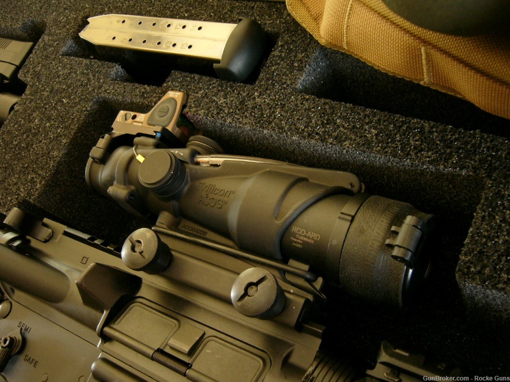 FN M4 FNH M4 MILITARY 5.56 NATO TRIJICON ACOG RMR GREEN TIP M855 BAYONET AR-img-37