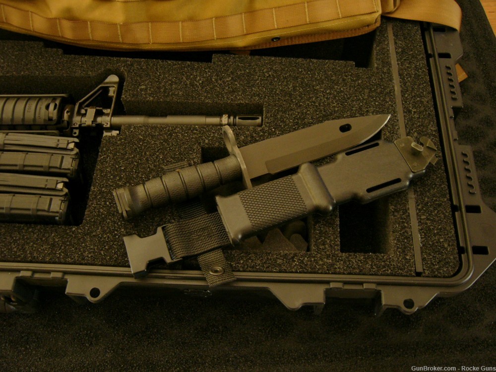 FN M4 FNH M4 MILITARY 5.56 NATO TRIJICON ACOG RMR GREEN TIP M855 BAYONET AR-img-6