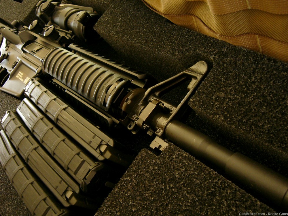 FN M4 FNH M4 MILITARY 5.56 NATO TRIJICON ACOG RMR GREEN TIP M855 BAYONET AR-img-36