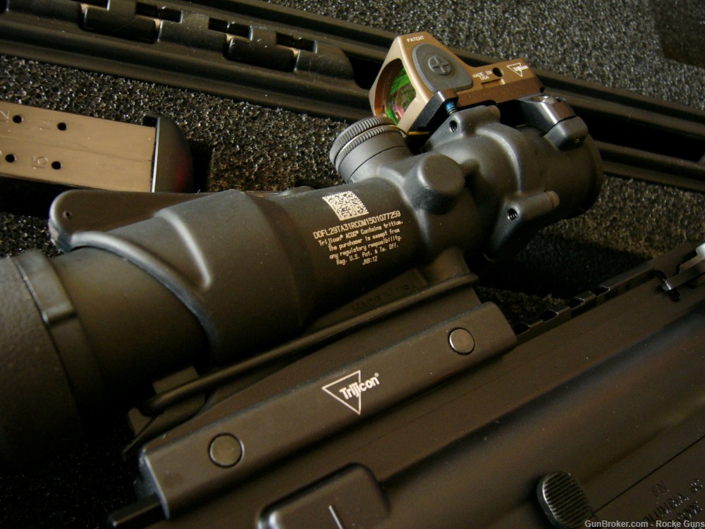 FN M4 FNH M4 MILITARY 5.56 NATO TRIJICON ACOG RMR GREEN TIP M855 BAYONET AR-img-46