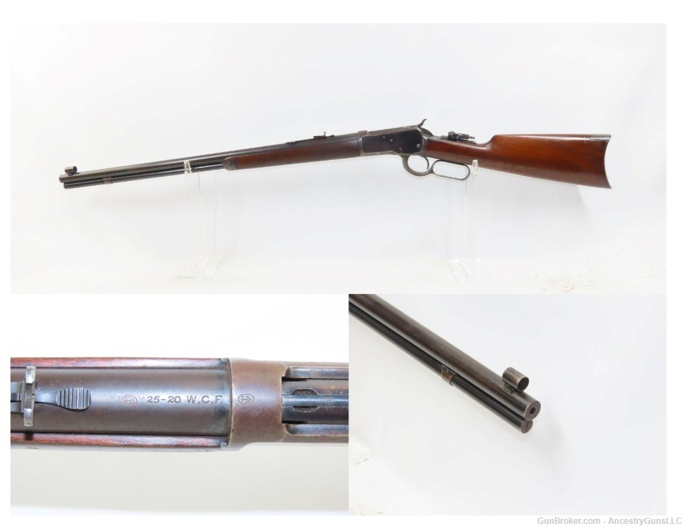 1905 WINCHESTER M1892 Lever Action RIFLE in .25-20 WCF C&R “The RIFLEMAN”-img-0