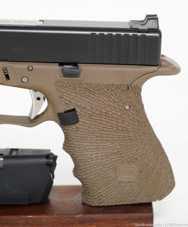 Glock 19 Gen 3 FDE Frame Zev Trigger Stippled Bar-Sto barrel 9mm-img-8